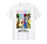 Avatar: The Last Airbender Group Character Panels T-Shirt