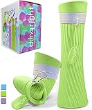 drinqright Botella de agua plegable 500ML (verde)