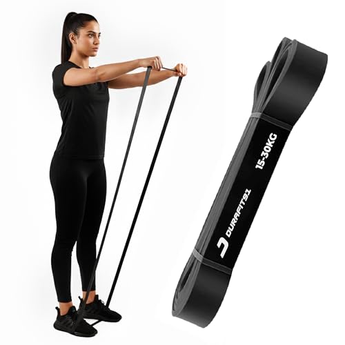 Image of Resistance Bands Set of 2 (Extra Light & Medium), Pull Up Bands for Men & Women, Exercise Bands for Strength Training, Home Workout, Gym Fitness, Stretching, Mobility, Yoga, Crossfit