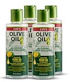 ORS Olive Oil Anti-Frizz Glossing Hair Polisher 6.0 Ounce (Pack of 4)