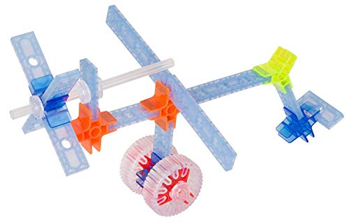 Brackitz Structures - Wheels & Axles Stem Learning Toys For Kids Prek-6 | 196 Pc Extension Set #TOP5