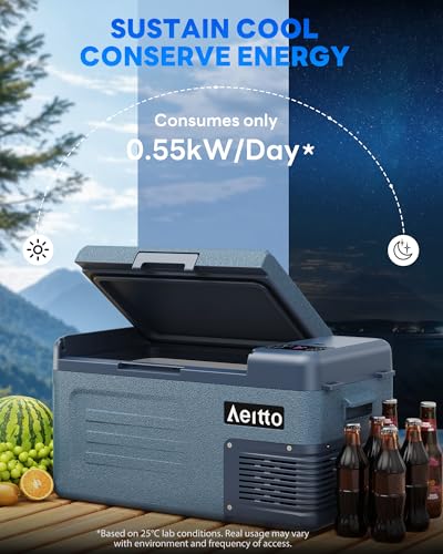 Portable Car Refrigerator Freezer Dual Zone