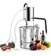 Amazon | Hanchen 22L蒸留器 IH対応 内蔵温度計 ポンプ付き ホース付き