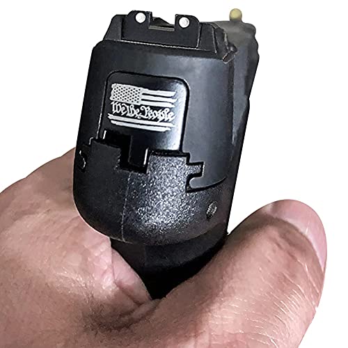 Tampa traseira de alumínio gravado a laser para acessórios de 9 mm .40 Taurus Millennium G2/G2C/G3/G