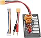 CYSFETENA ABS Xt60 Lipo-Parallel-Ladeplatine mit 14AWG-Spezial-Soft-Silikonkabel, XT90/XT30/JST/T Stecker Parallelladeplatine, Xt30 Xt60 Parallel-Ladekarte für 2S-6S-Akkus