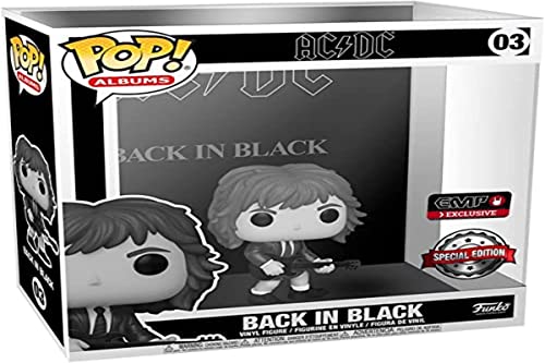 Funko Pop! Albums: Ac/Dc - Back In Black (B&Amp;W) Vinyl Figure In Acrylic Case
