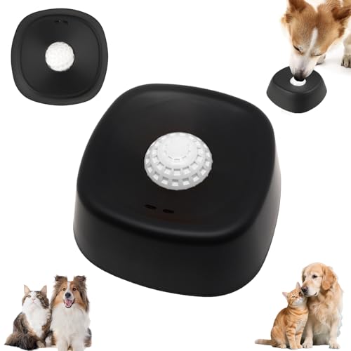 HBSFBH Schleckball Hund Lick Bowl Für Hunde Hundelickspielzeug PP Nassfutter Lick Pad mit Saugnapfbecher Hund Leckt Futternapf Lick Sphere Integrierter Drehkugel Langeweile Reduzierung
