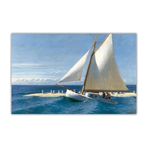 Peinture à l'huile Martha McKeen de Wellfleet, affiche déco chambre cadre 20x30