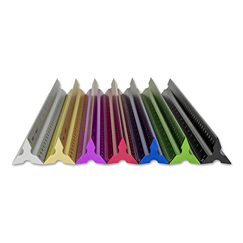 Alumicolor Aluminum Architect Solid Drafting Scale, 12IN, Purple by Alumicolor - Image 5