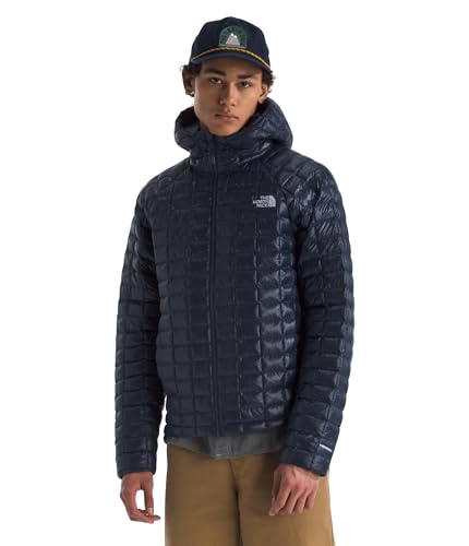 THE NORTH FACE Men's Thermoball Hooded Jacket | Lightweight, Wind & Water Resistant Fabric, Synthetic Insulation