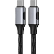 USB 4 Cable to USB C Ultra Soft 240W 80Gbps High Speed Cord 8K Compatible with0.15m 80G and 8K