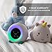 LittleHippo Mella: Kids Alarm Clock, Ready to Rise Children's Sleep Trainer, Night Light, Sound Machine and OK to Wake for Toddlers and Kids - Tropical Teal (Updated 2025)