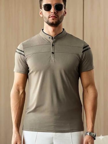 Image of TAGAS Men TAGAS Mens Polo T-Shirt || Men's Color Block Polo Tshirt | Short Sleeve Casual Pullover with Collar |Casual Wear for Men | Mens Regular FIT T-Shirts