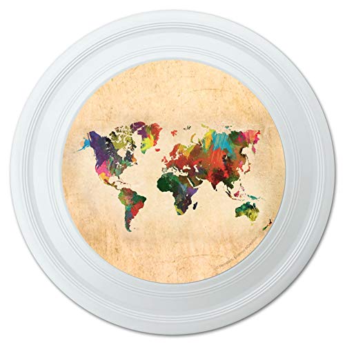 GRAPHICS & MORE Colorful Rainbow Map of The World Earth Globe Novelty 9