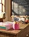 SPHTOEO Cute Pencil Shaped Pen Holder for Desk - Fun Classroom Decor & Teacher Appreciation Gifts - Pencil Flower Vase & Desktop Stationery Organizer for Kids & Girls (Pink)