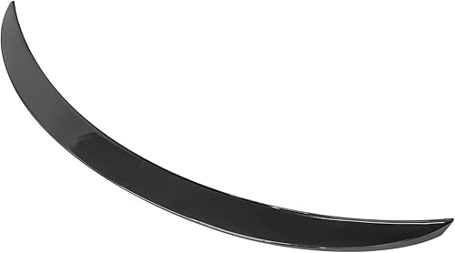 Miniatura 3 de IKON MOTORSPORTS, Alerón de maletero compatible con Infiniti Q60 2017-2022, plástico ABS negro brillante estilo X High Kick Duckbill alerón de tapa