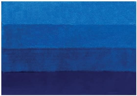 Spirella 90 Percent Polyester/10 Percent Acryl Bathroom Rug, Blue, 55 x 65 cm