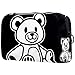 Beauty Case Uomo & Donna Bambola Dell'orso Bianco Borsa Da Toilette Per Uomini & Donne Borsa Cosmetica Uomo Donna Per Borsa Da Viaggio Per Lavaggio 18.5x7.5x13cm