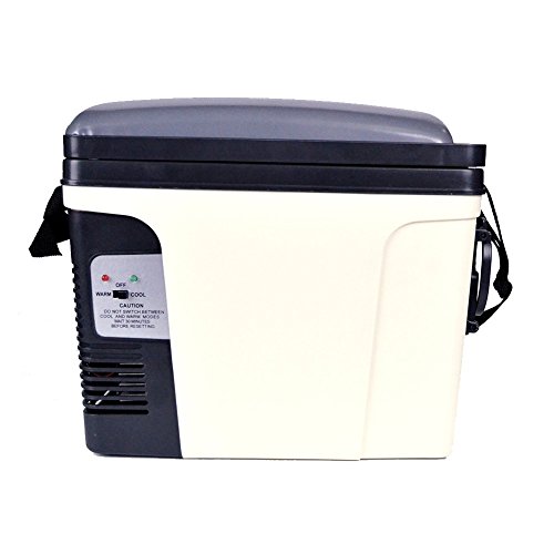 SMETA 6L Mini Fridge AC/DC Compact Cooler and Warmer for Home and Travel-Great for Bedroom, Office, Car, Dorm-Skincare, Breast Milk, Foods Fridge
