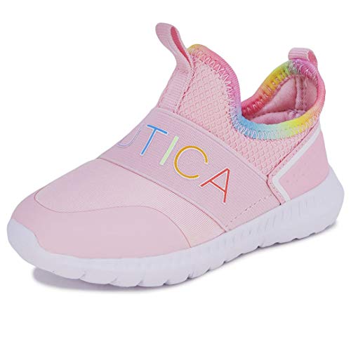 Nautica Kids Fashion Sneaker Slip-On Athletic Running Shoe Boy - Girl Toddler Little Kid-Alois-Peony Rainbow-12 #TOP29