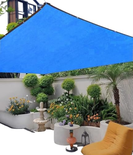 Filet d'ombrage oeillets pour serre extérieure et grand jardin bleu - 3