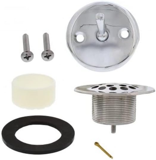 Jones Stephens B51036 Chrome Plated Two-Hole Trip Lever Tub Drain Trim Kit