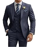 Occasions : ce costume 3 pièces bleu marine à coupe ajustée est adapté pour diverses occasions, à la fois la vie quotidienne et les occasions formelles. Mariages, concerts, bal de fin d'année pour adolescents, anniversaires, retrouvailles, etc.