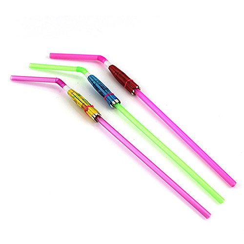100 pitillos desechables con sombrilla colorida miniatura 7