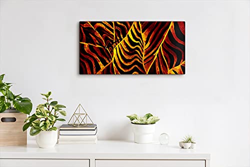 Horloge sur Toile Art Moderne Image Décoration Murale Chic - 4