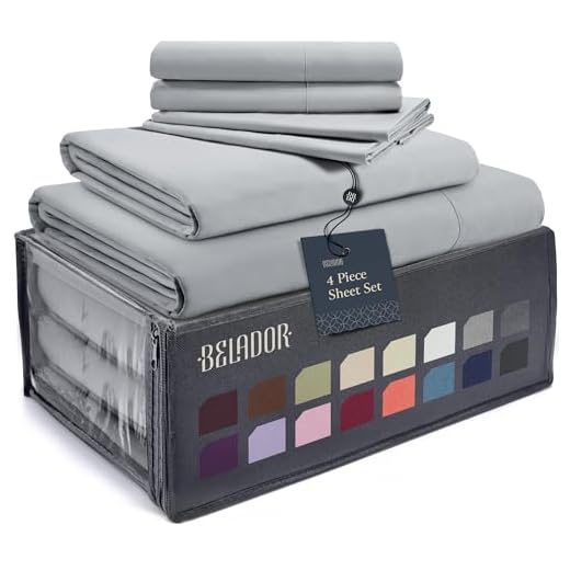 The 15 Best Hotel-Style Sheets for a 5-Star Experience: Our Expert Picks BELADOR Luxury 4 Piece Twin Bed Sheets - Silky Soft, Breathable Hotel-Style Sheets With Deep Pocket, Secure-Fit Elastic and Wrinkle-Free Oeko-Tex sheets, Pillowcase Set