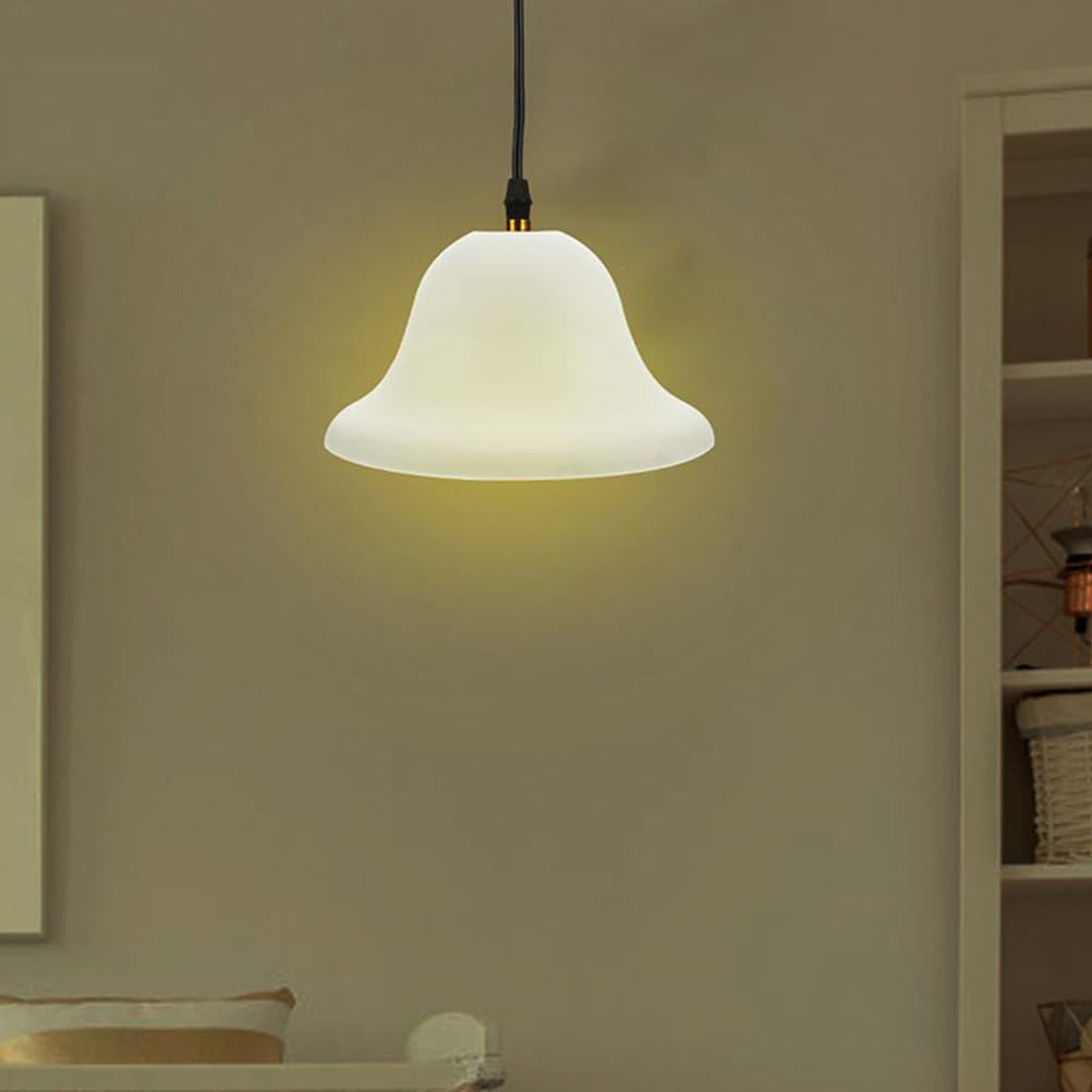 Alipis 2pcs Modern Plastic Ceiling Lampshade Light Cover Lightweight Easy to Install Versatile Home Decor for Bedroom and Living Room