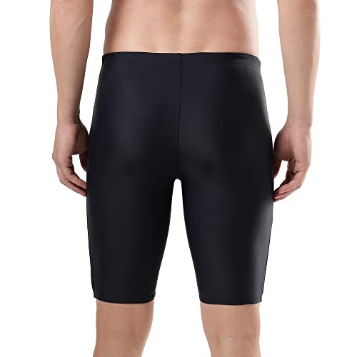 Image of Speedo Men's Endurance 10 Medley Logo Jammer - True Navy & Fed Red