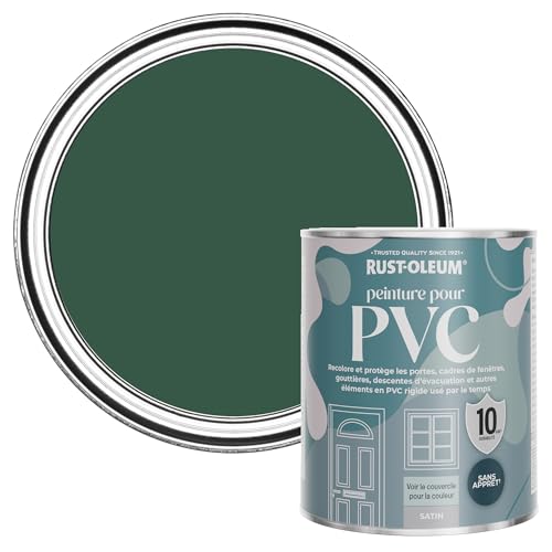Rust-Oleum Peinture Verte pour Portes & Fenêtres en PVC, Finition Satinée - Pinède 750ml