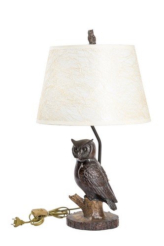 Lampe de table avec hibou