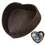 Accesorios para sesiones de fotos de bebés con forma de corazón: están hechos de materiales y tienen un accesorio de corazón para recién nacidos.