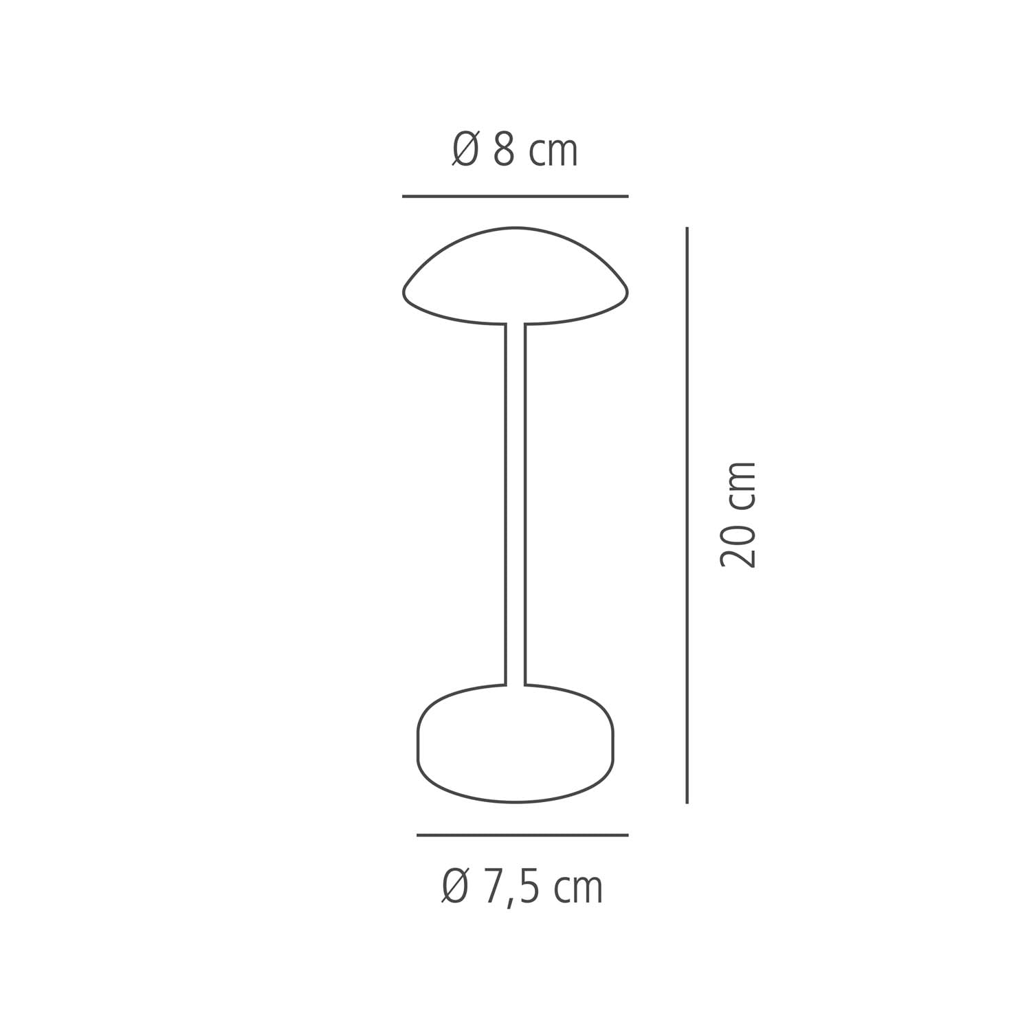 APS 17035 "ALVA Wireless USB-C Table Lamp, Colour Temperature and Brightness Adjustable, Splash-Proof IP 54 - Image 3