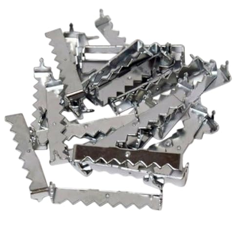 Image of 20 Pack 1-3 /4 inch Nailess Sawtooth Hangers Zinc Plated