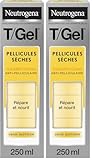 Neutrogena T/GEL Champú Anticaspa Cabello Seco (250 ml), tratamiento hidratante cabello con ácido salicílico y piroctona olamina, champú pelo seco que alivia la sequedad y la descamación