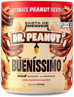 DR. Peanut Pasta de Amendoim Bueníssimo 600G - Com Whey Protein