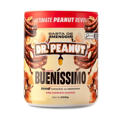 DR. Peanut Pasta de Amendoim Bueníssimo 600G - Com Whey Protein DR. Peanut Pasta de Amendoim Bueníssimo 600G - Com Whey Protein