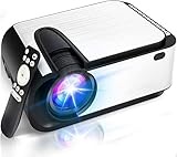 Mini Projector, [2021 Upgraded] 6000 Lumen Video Projector, 1080P Supported 210' Display, Compatible with Phone,Computer,Laptop,USB,HDMI,VGA