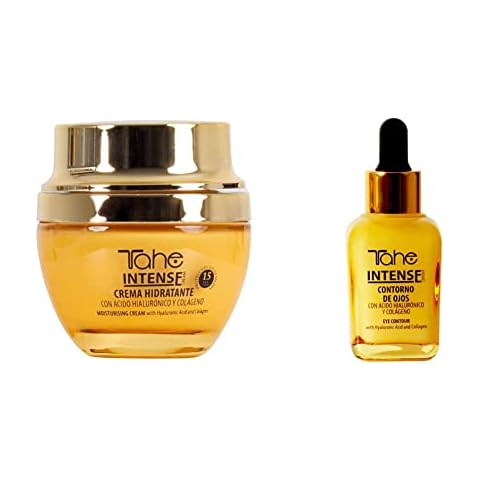 Tahe Intense Crema Facial Hidratante con Colágeno y Ácido Hialurónico & Contorno de Ojos Muy Ligero Cover