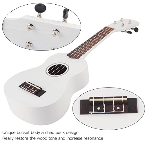 Ukulélé en bois, taille standard, son mélodieux, opération facile, ukulélé portable souple avec accordeur pour la… - Les Beatles, Paul McCartney, John Lennon, RIngo Starr, George Harrison Ukulélé en bois, taille standard, son mélodieux, opération facile, ukulélé portable souple avec accordeur pour la… – Image 5