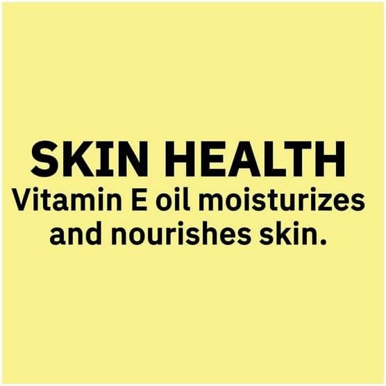 H4U Spring Valley Vitamin E Oil with Keratin, 12,000 IU, Skin Care Moisturizer, 2 fl oz | Moisturizing Oil for Healthy, Smooth & Hydrated Skin | Nourishing Vitamin E for Face, Body & Dry Skin