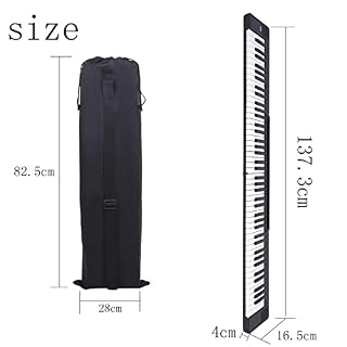 TSTS Piano électrique Pliable Piano Pliant Portable 88-Touche Pliante Piano Épissure De Piano Piano Rouleau Piano Piano… - Les Beatles, Paul McCartney, John Lennon, RIngo Starr, George Harrison TSTS Piano électrique Pliable Piano Pliant Portable 88-Touche Pliante Piano Épissure De Piano Piano Rouleau Piano Piano… – Image 2