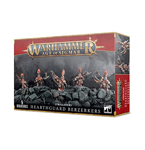 Fyreslayers Hearthguard Warhammer Age of Sigmar figurines de collection