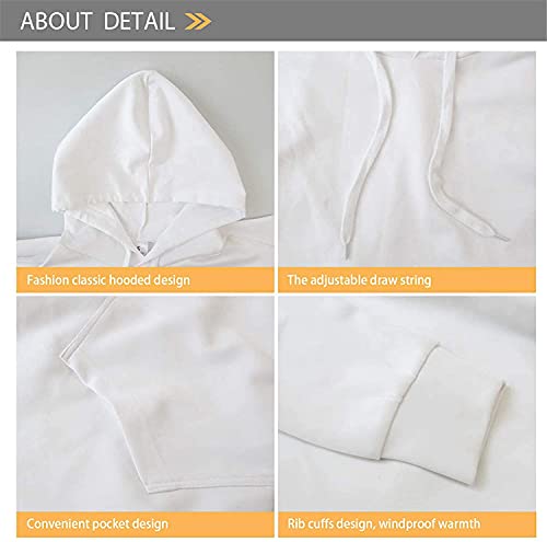 Phayon White Tigers Pattern Kids Hoodies With Drawstrings And Pockets Boys Girls Fashion Hooded Sweatshirt Long Sleeve Youth Teens Sport Shirt Crewneck Pullover, 6-7 Years #TOP2