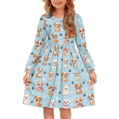 Dolyues Mädchenkleider Süßes Kleid für Kleines Mädchen Große Mädchen...