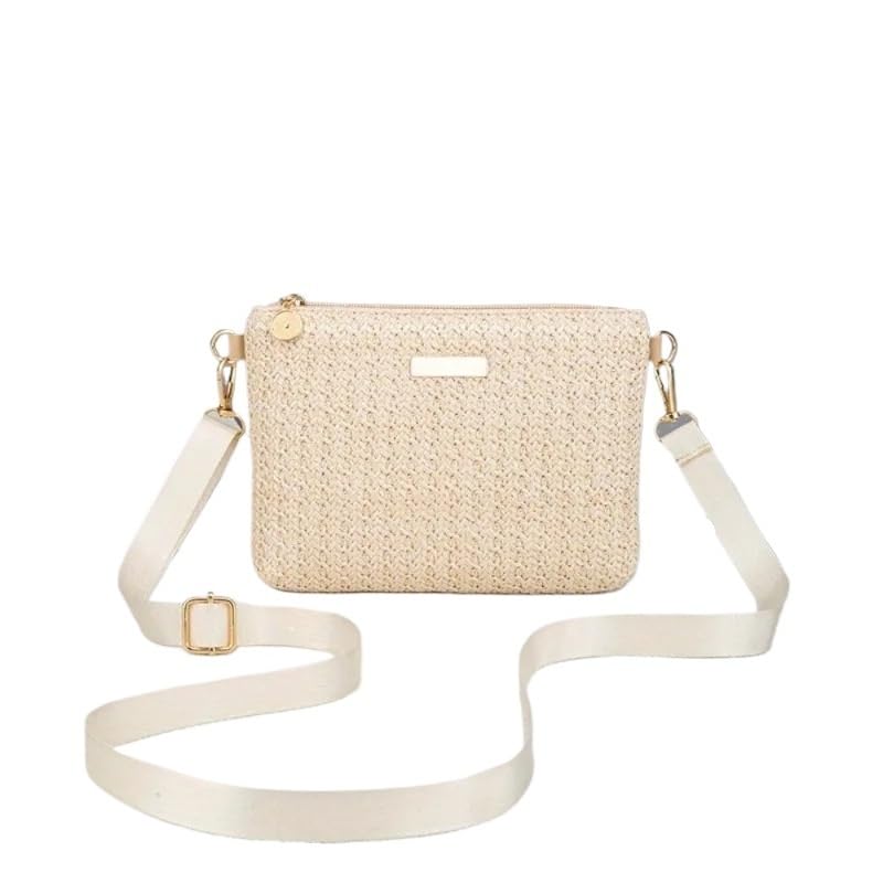 Sac en paille tendance mode pour femme petit sac bandoulière carré