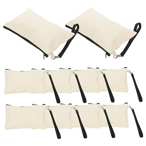 Trousse de rangement voyage et bureau : lot de 10 pochettes zippées personnalisables